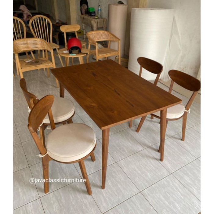 1 SET KURSI MAKAN ROPAN JOK,KURSI CAFE ROPAN JOK-2