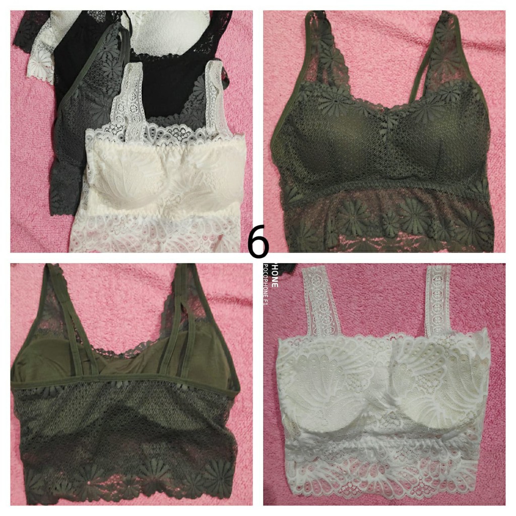 BRA CB09 WANITA MOTIF BRA non kawat motif korea