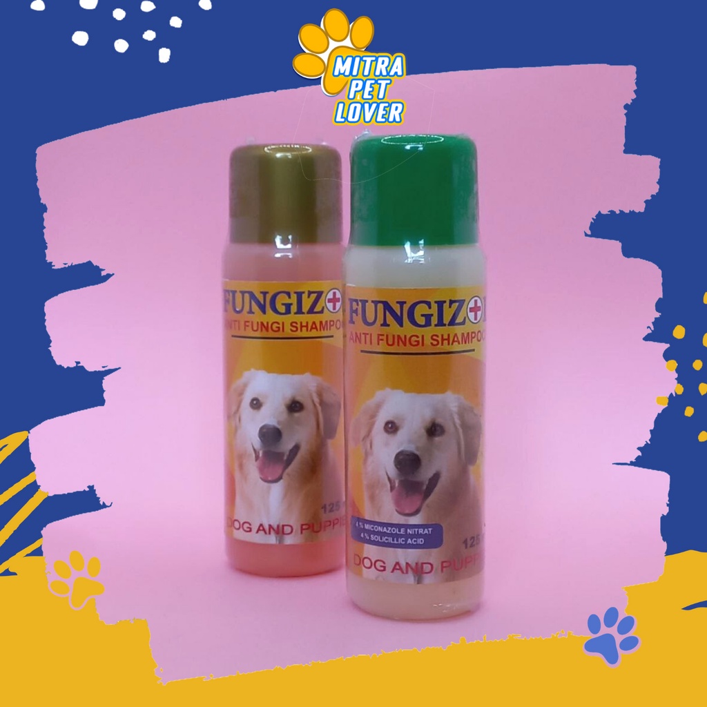 SAMPO ANTI JAMUR UNTUK ANJING - FUNGIZOL DOG SHAMPOO 125 ML ORIGINAL - LEMBUT WANGI SEHAT MENGHALUSKAN MELEMBUTKAN BULU CEGAH SAKIT KULIT - MURAH - PET ANIMAL HEALTHCARE AND VETERINARY TAMASINDO OBAT DAN VITAMIN HEWAN BINATANG PELIHARAAN MITRAPETLOVER