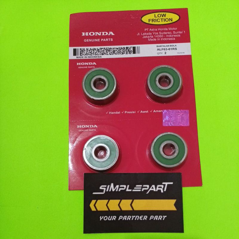 Bearing Roda 6301RS – Supra X 125 FI, Blade FI, Revo FI &amp; CBR 150R (K45A)