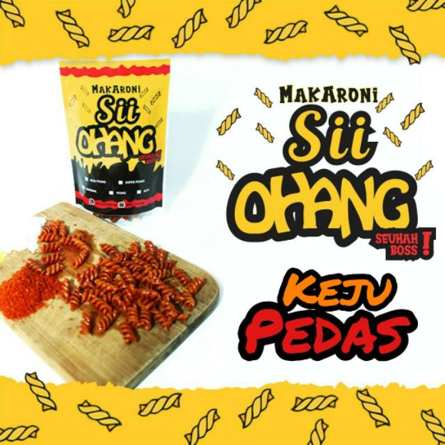 

Makaroni Sii Ohang - Keju Pedas