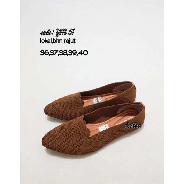 seaptu flat vision martin rajut import murah sepatu flatshoes terkini murah