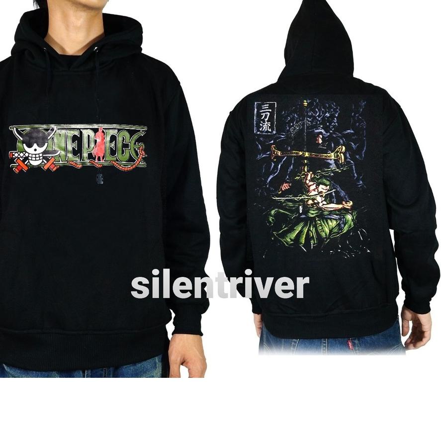 Terjangkau - jaket switer / switer anime hoodie / switer one piece luffy zoro ace sanji/switer kaos 