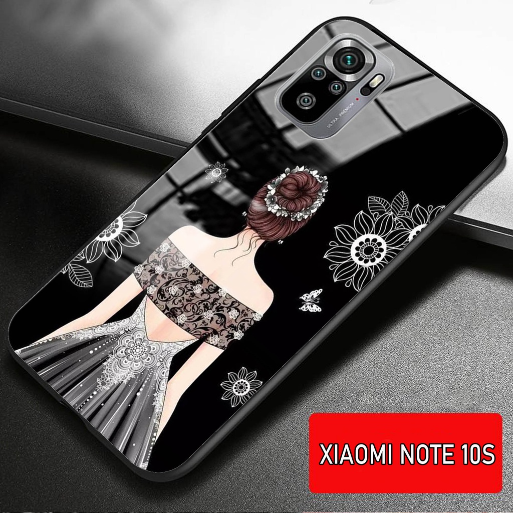 Softcase Glass Kaca XIAOMI REDMI NOTE 10 S - Casing HP XIAOMI REDMI NOTE 10 S [ S05].