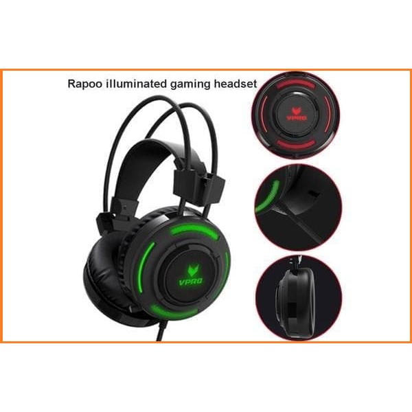 VPro VH200 RGB Backlit - Gaming Headset - Hitam