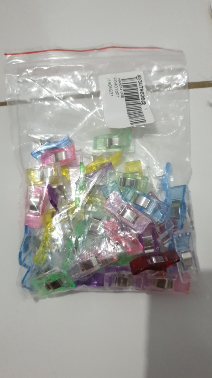 60 Pcs Klip Gantungan Pakaian Multifungsi Bahan Plastik Warna-warni