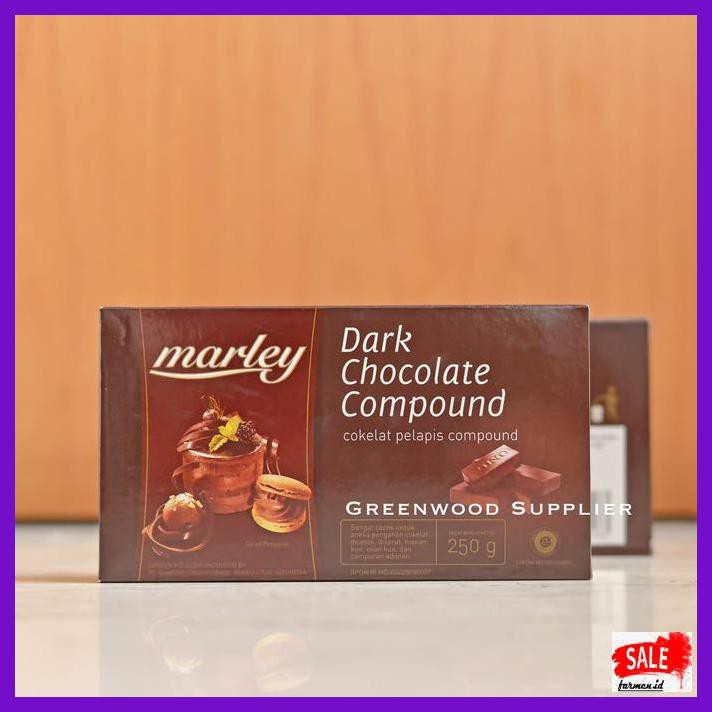 

SAKMACOKLAT- MARLEY DARK CHOCOLATE COMPOUND 250G (TERMURAH) -MAKANAN-MINUMAN.