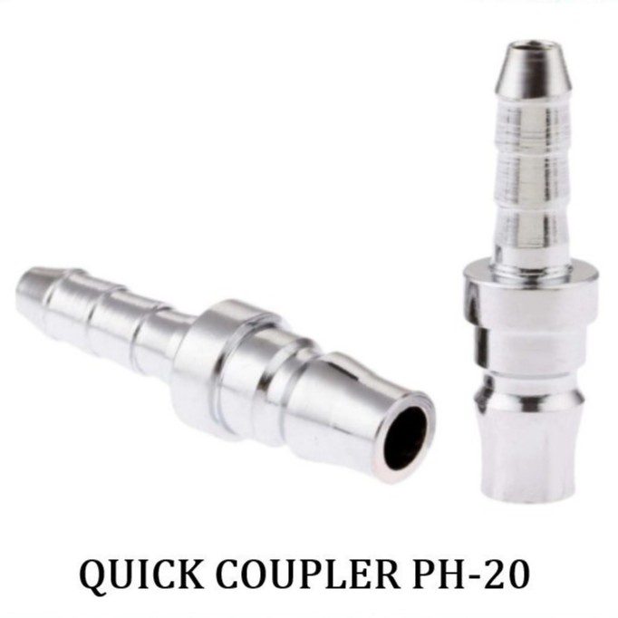 Quick Coupler PH 20 Sambungan Selang Kompresor Recoil Cuk Kopler PH20