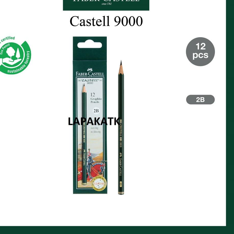 

Berkualitas! Pensil 2b Faber castell lusin ..