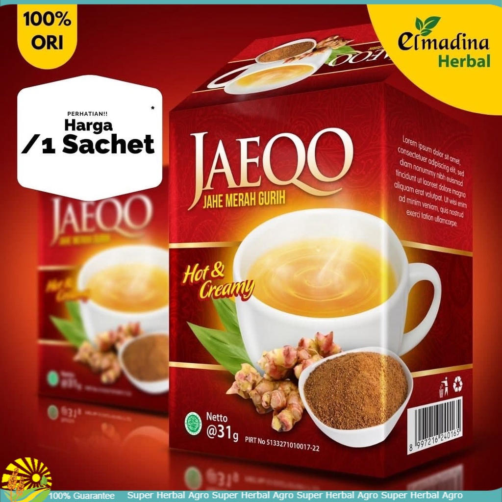 

Sedia JAEQO ATTAUBAH - Minuman Jahe Bubuk
