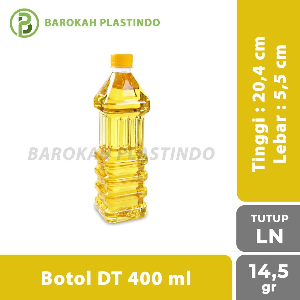 Botol DT 400 ml / Botol Plastik 400 ml / Botol Minyak 400 ml / Botol 400 ml