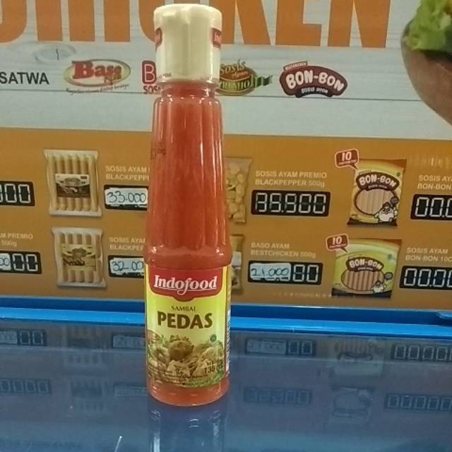 

Indofood sambal pedas 135ml