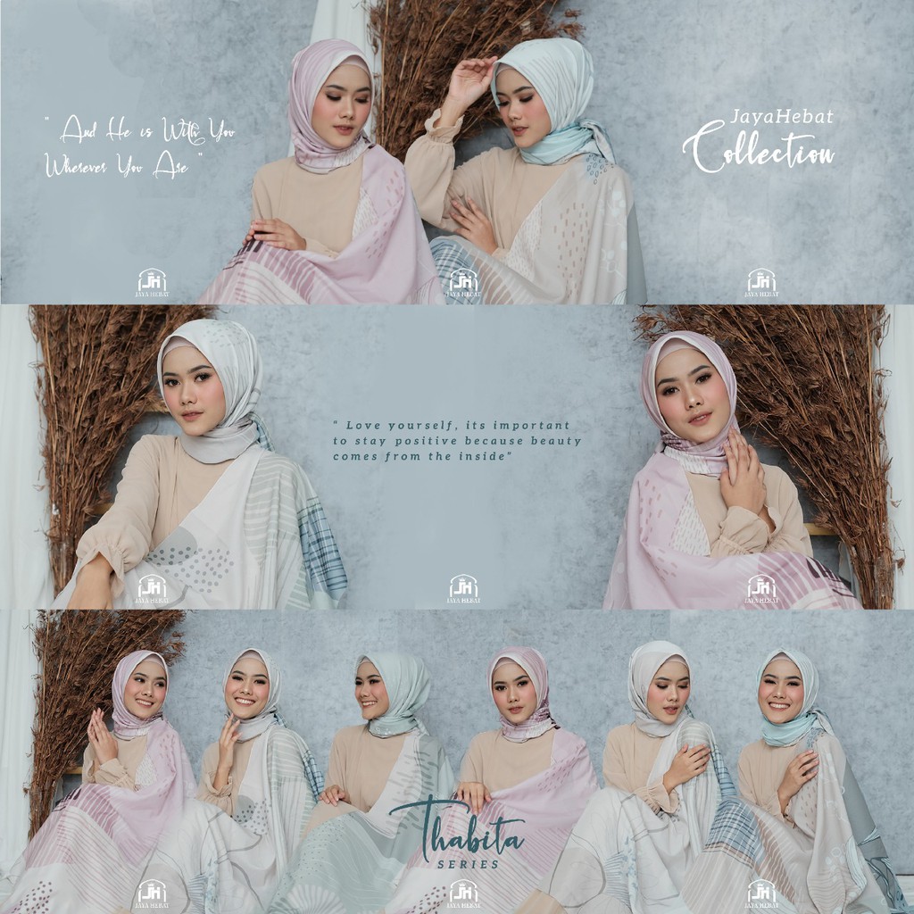 KERUDUNG SEGI EMPAT PRINTING MOTIF JILBAB SEGIEMPAT HIJAB SEGIEMPAT SCARF THABITA