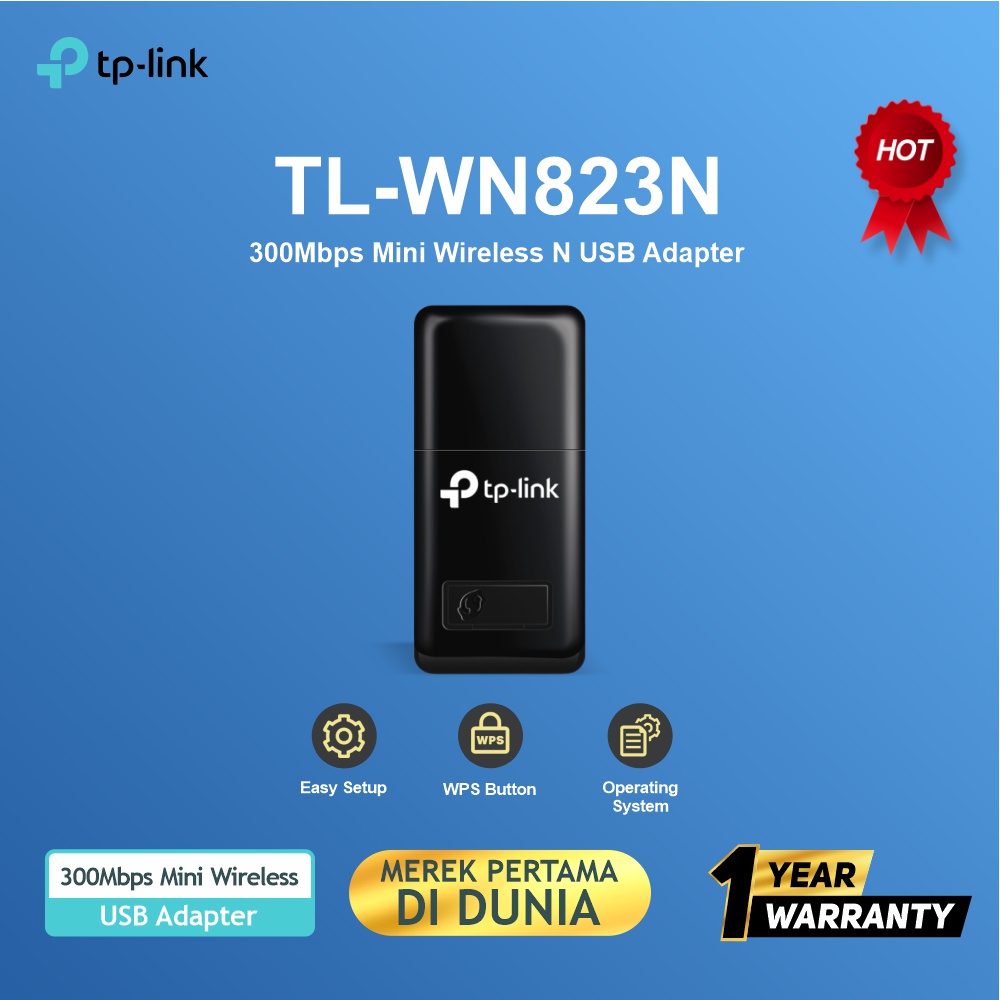 TP-LINK TL-WN823N 300Mbps Mini Wireless N USB Adapter