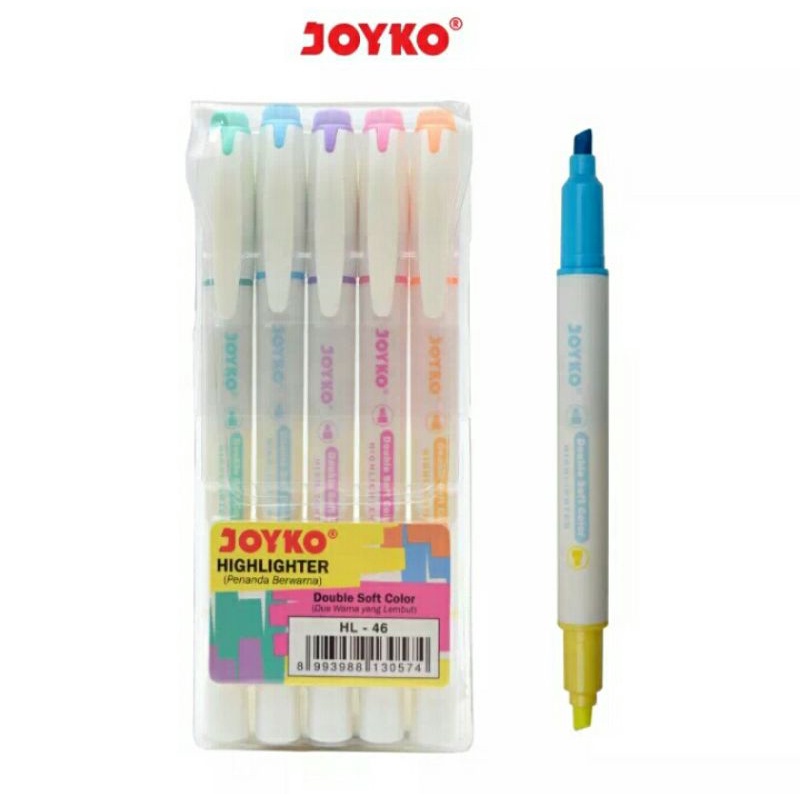 

Highlighter Joyko 6 warna model Pen HL - 46 atas bawah