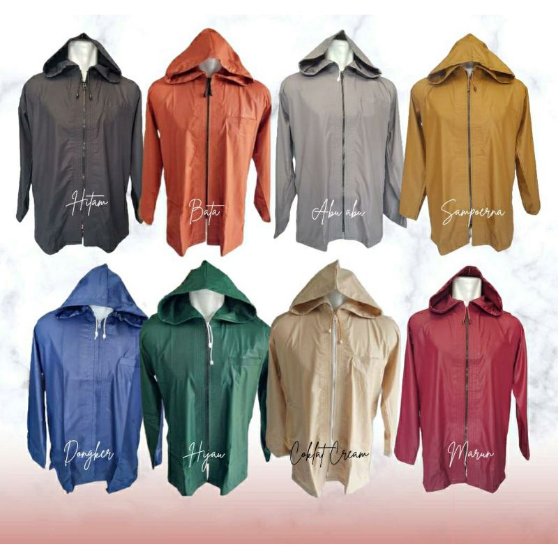 Baju Taqwa Jaket Hoodie ALFA REYHAN | Koko Semi Jaket Hoodie