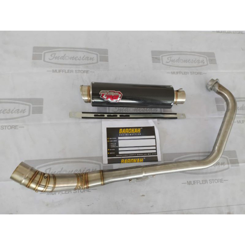 (((PROMO)))) Knalpot R9 Mugelso Carbon For R15 VixionCb150  Supra X Jupiter Mx Satria Beat dll