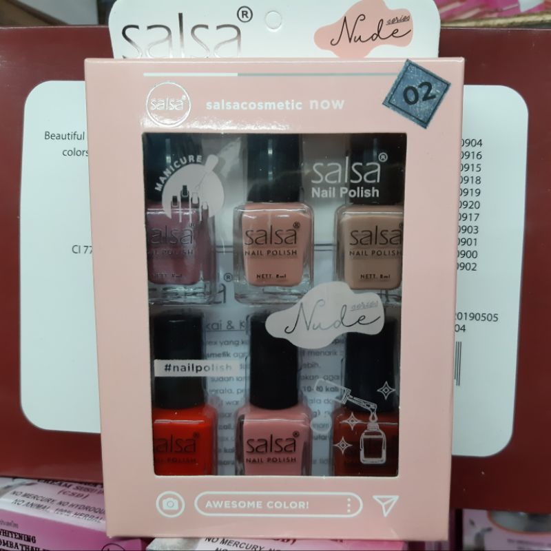 KUTEK SALSA NUDE SERIES ISI 6 PCS BPOM