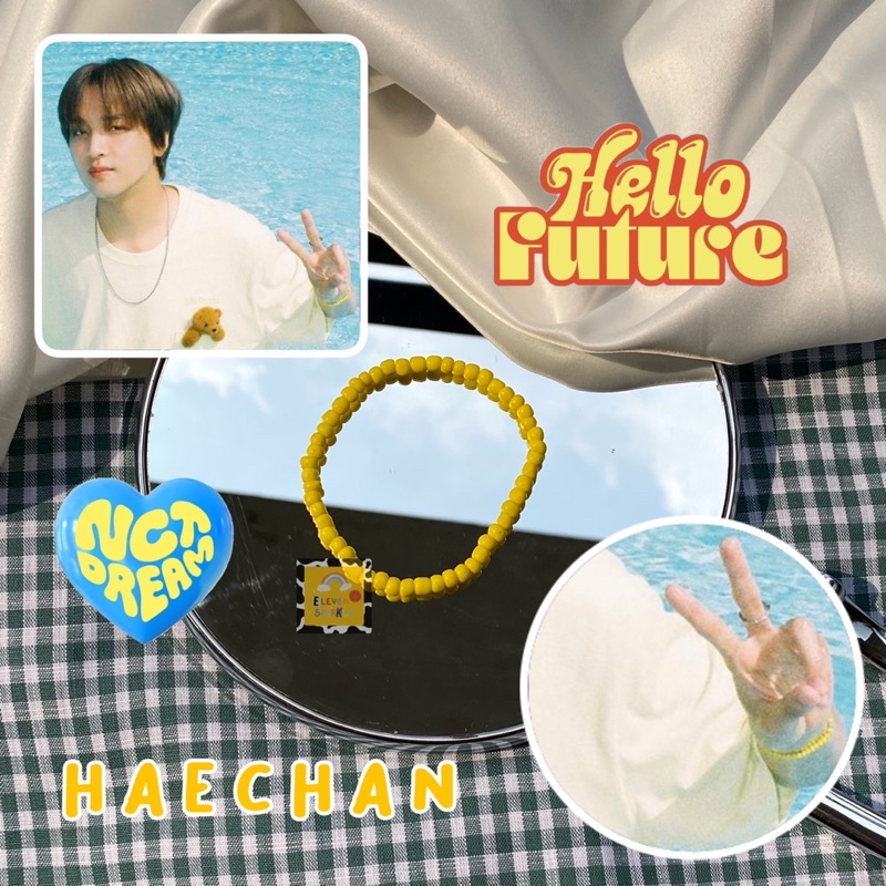 haechan nct dream hello future beads bracelet / galang manik haechan nct dream kpop idol