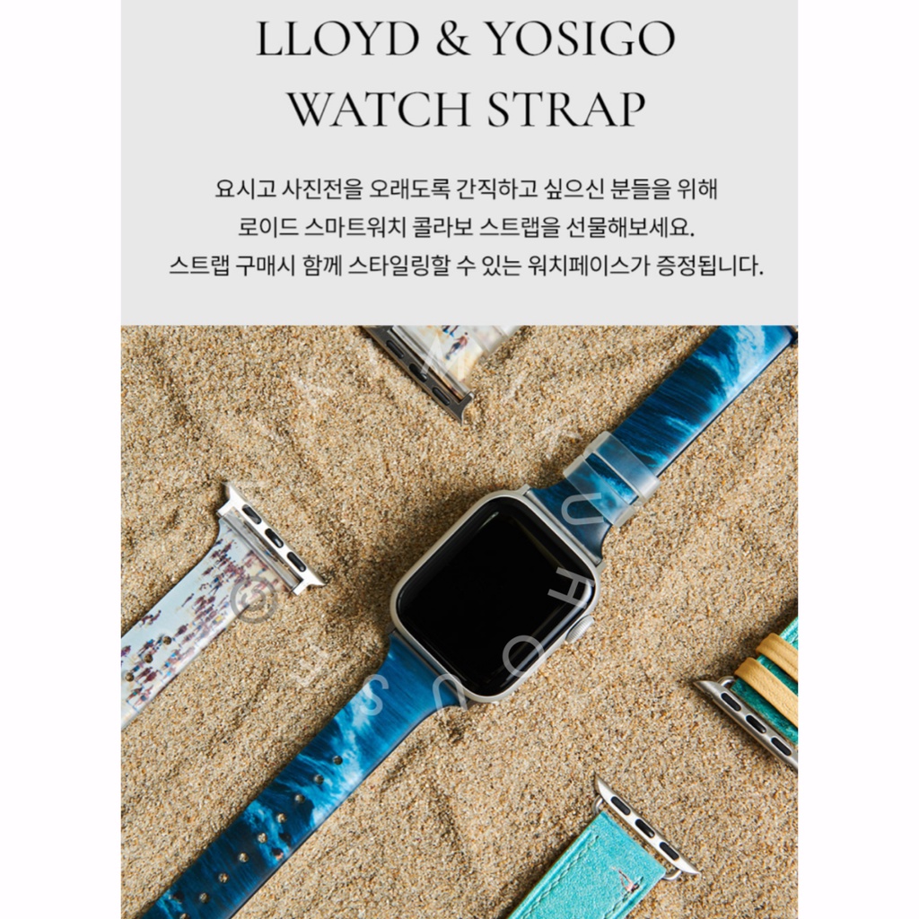 2022 SUMMER KOREA LLOYD X YOSIGO IWATCH STRAP APPLE 38 TALI 40 41 JAM 42 45 2 mm KOREAN