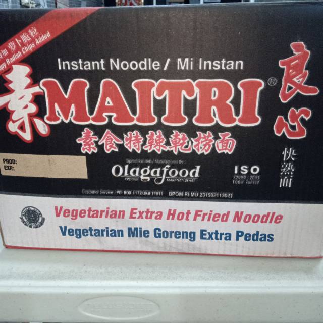 

Mie Maitri Vegetarian Goreng Extra Hot