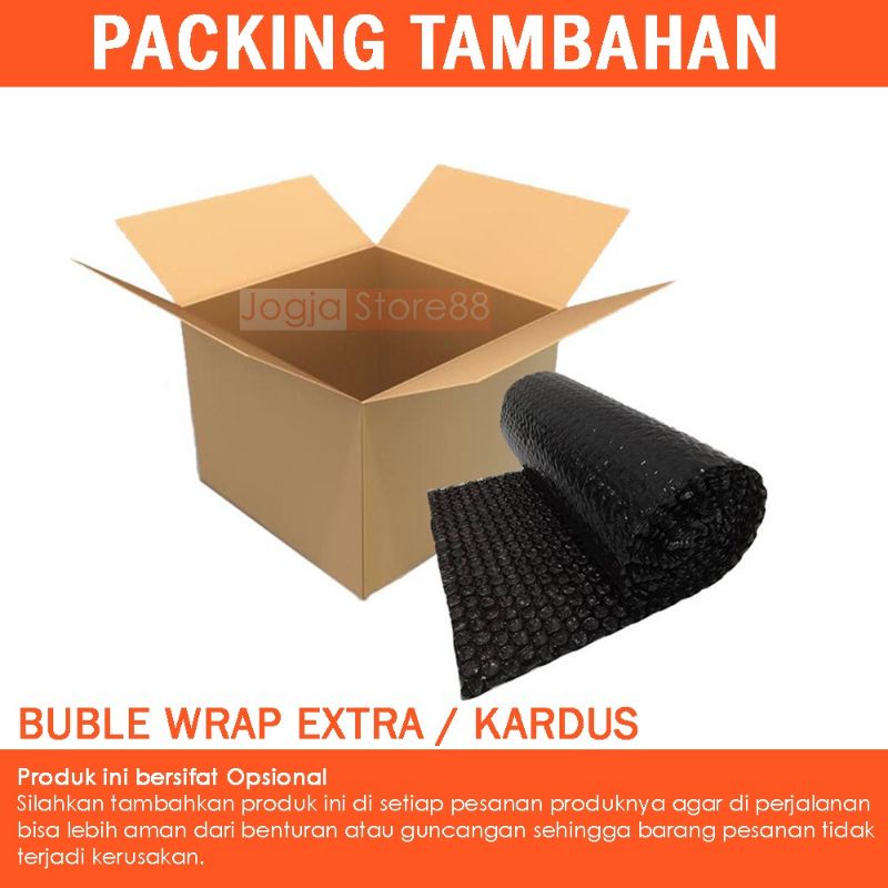 

BUBLE WRAP/KARDUS PACKING TAMBAHAN