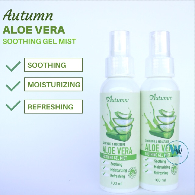 AUTUMN Aloe Vera Soothing Gel Mist Spray Refreshing 100 ml