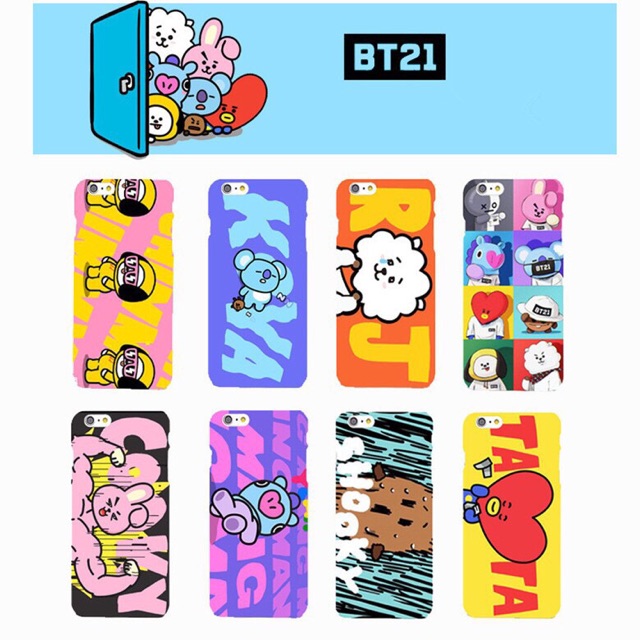 CASE BT21 BTS FOR IPHONE SAMSUNG