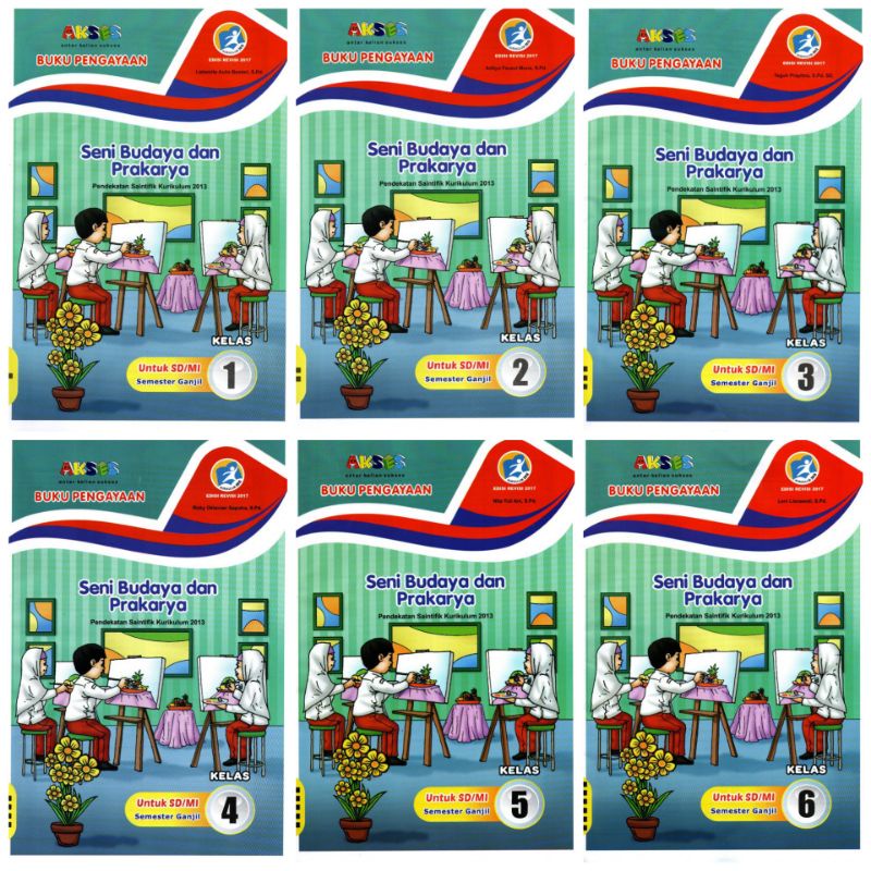 LKS Akses Seni Budaya dan Prakarya (SBK) Kelas 1-6 Untuk SD/MI Smt 1 - K13