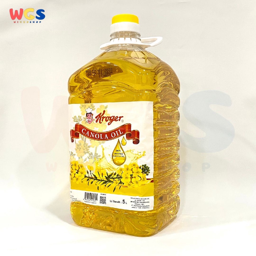 Kroger Canola Oil 100% Original 5 ltr - Minyak Canola