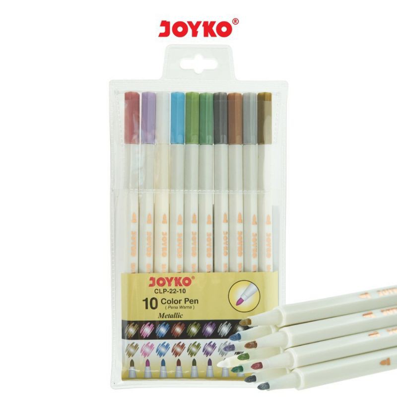 

color pen joyko CLP-22-10 metalic
