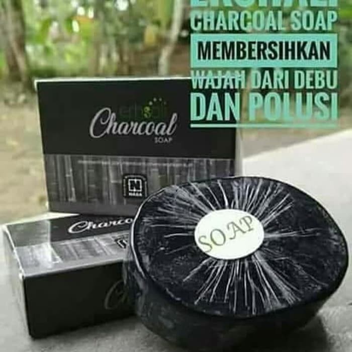 Sabun Erhsali Charcoal Nasa Khusus Untuk Wajah Kusam Karena Debu