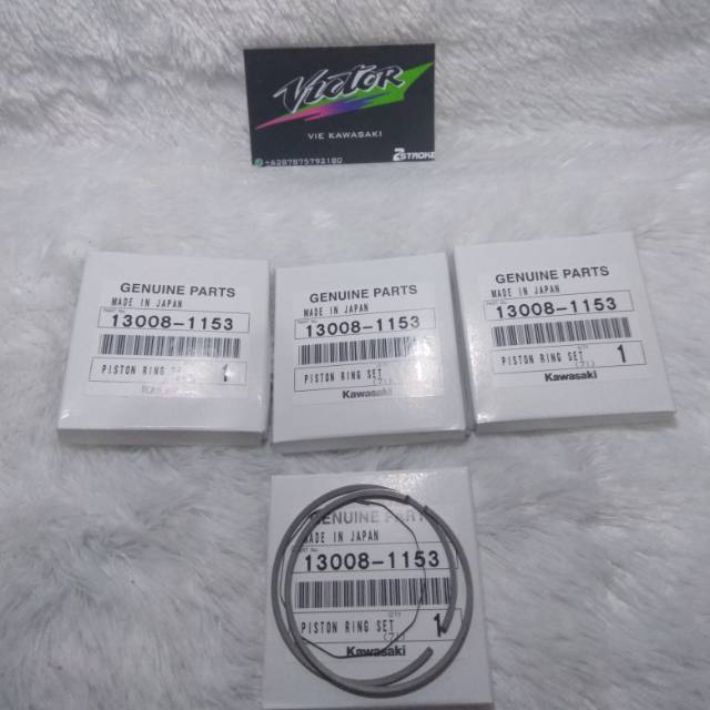RING PISTON NINJA 150 R&RR ORI KAWASAKI