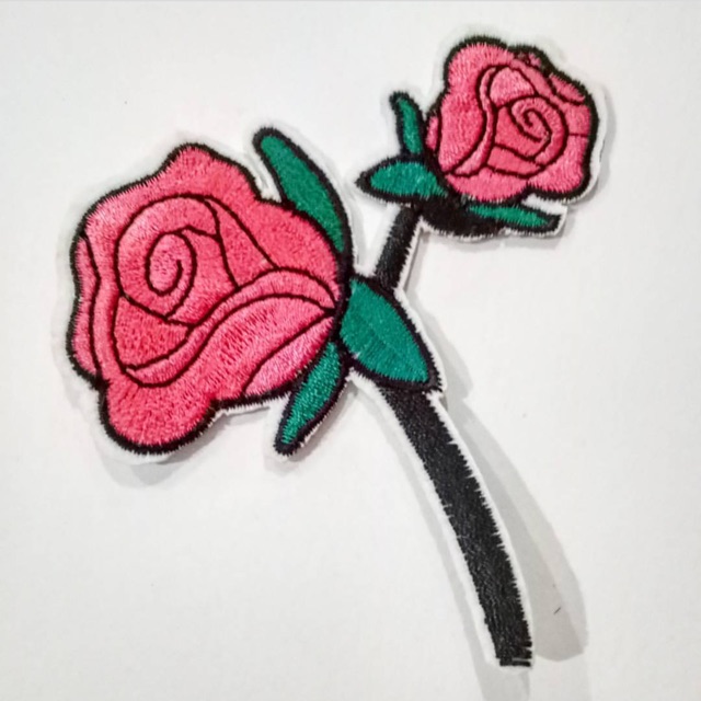 Patch bunga / bordir bunga/ aplikasi baju