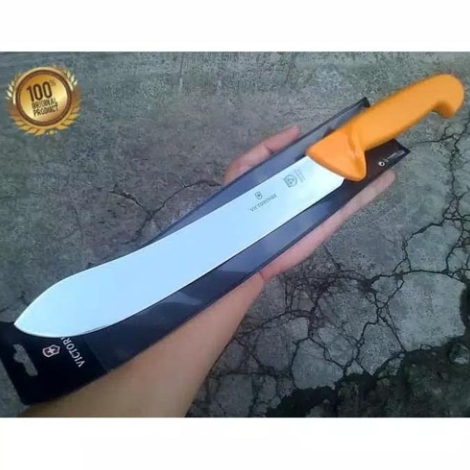 $$$$] PISAU DAGING VICTORINOX SWIBO 25 CM ORIGINAL BUTCHER KNIFE 5.8436.25