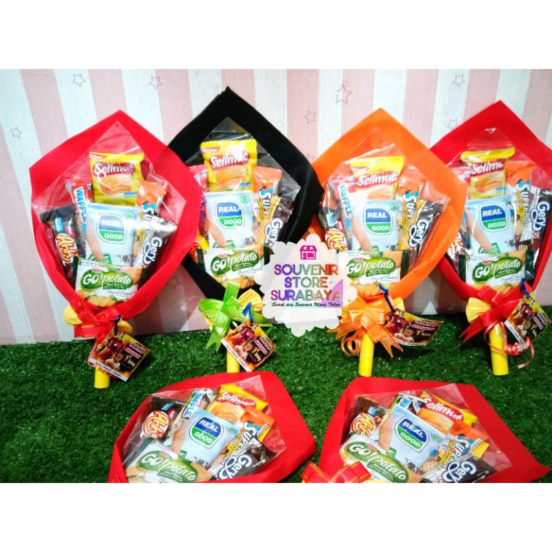 Bucket Snack Ultah / Bingkisan Ultah / bucket murah / bucket wisuda