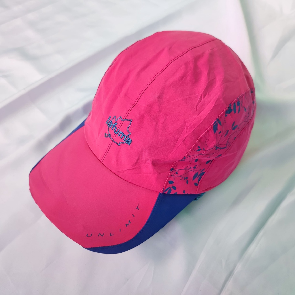 Topi Lafuma Goretex Pink - Hat Outdoor Quickdry - Pakaian Bekas Lapangan Second Pria Wanita