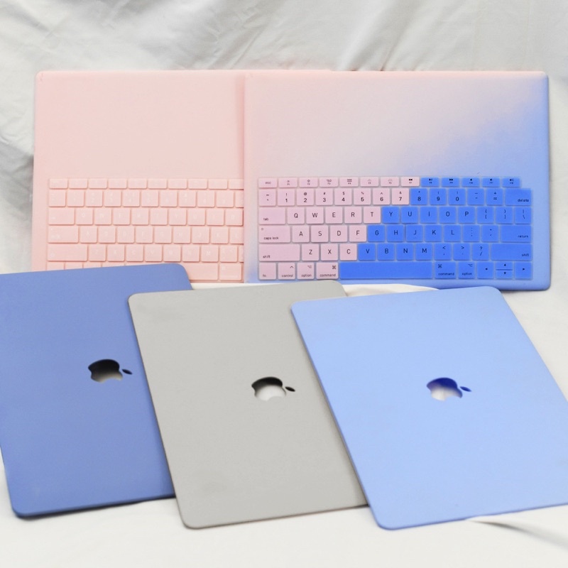 Case Macbook Pastel Cream Rock Ash Grey Casing mac book Premium Cream Abu Soft dengan Keyboard Case for Macbook Air M1 Pro M1 M2 2016 2017 2018 2020 2021 2022