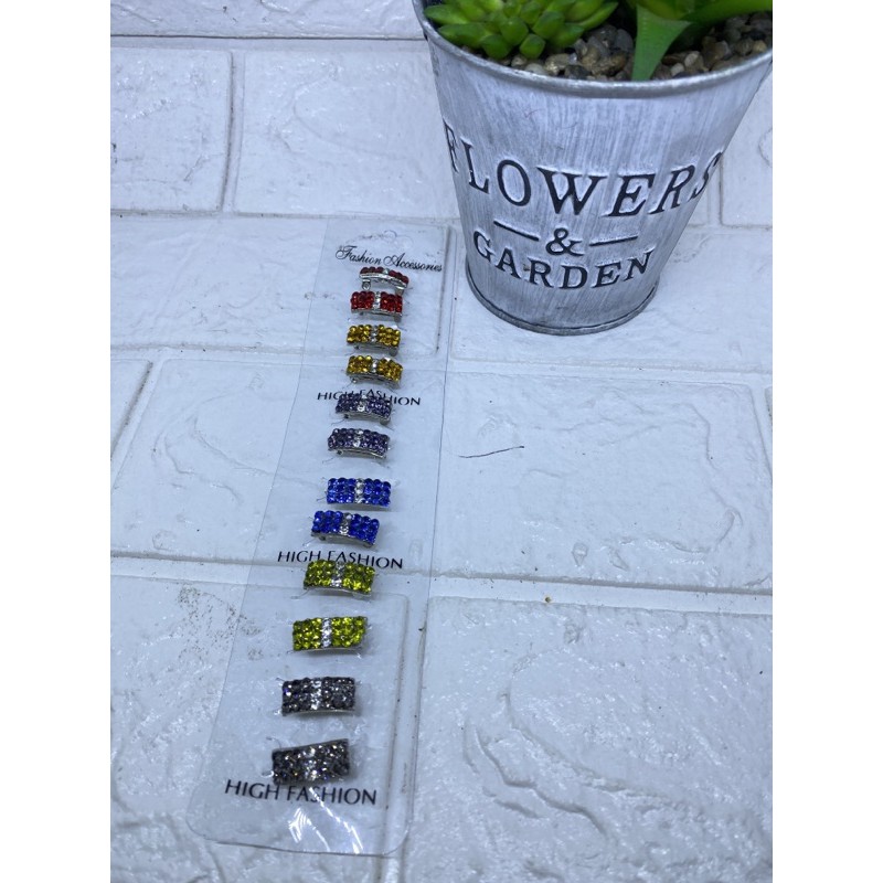 BROS DAGU isi 12pcs BROS IMUT BROS CANTIK BROS MINI BROS FULL MATA WARNA-Garis tengah W jn