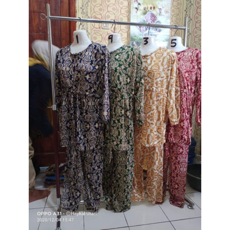 gamis & set.cel 3pcs 100rb