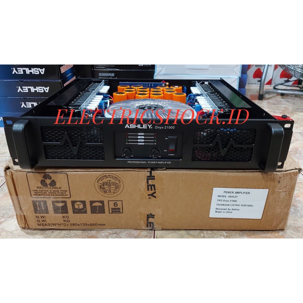 Power Ashley Onyx 21000 Original Class H 3000watt original