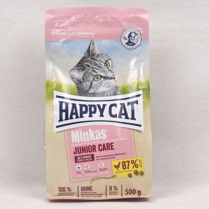 

HAPPYCAT Makanan Anakan Kucing MINKAS Junior 500g