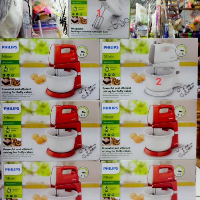 Mixer Philips Stand HR1559-Mixer Philips Pakai Mangkok