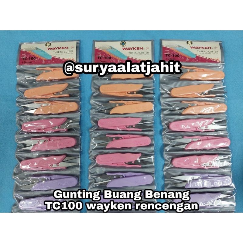 Gunting Buang Benang TC100 Wayken @mix warna rp.4.000/1pcs