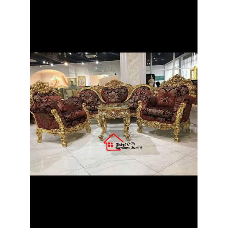 kursi tamu sofa mewah sofa sultan kursi raja perjamuan