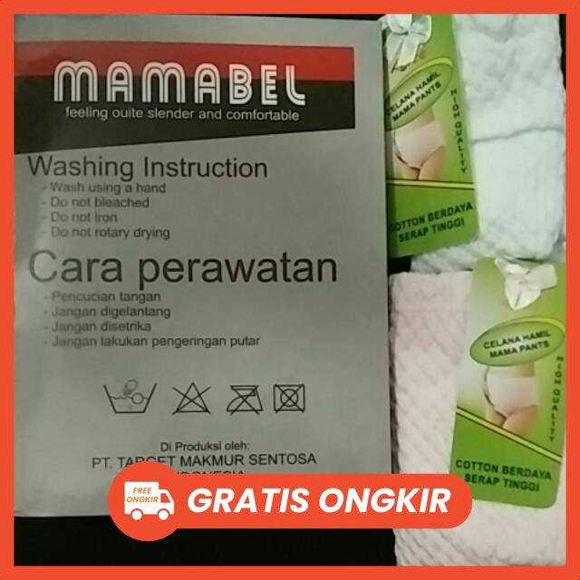 (3pcs) Celana dalam hamil MAMABEL dus MERAH