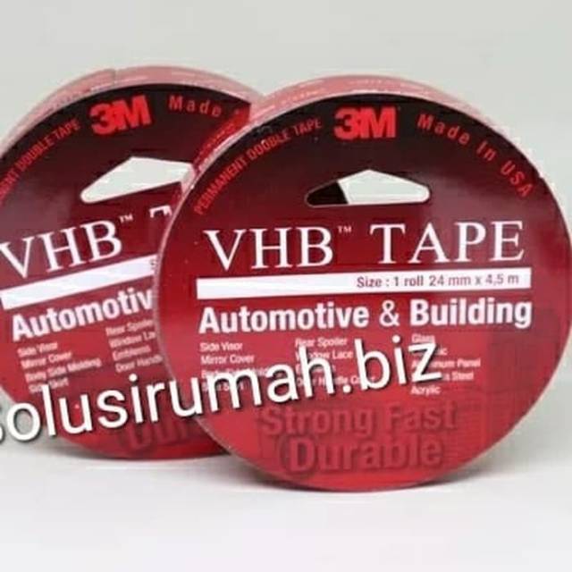 

Double Tape 3M VHB Isolasi (Ukuran pilih ya 4,5m) perekat 3M Lem 3M