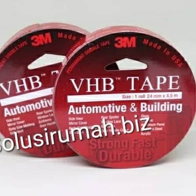 Double Tape 3M VHB Isolasi (Ukuran pilih ya 4,5m) perekat 3M Lem 3M