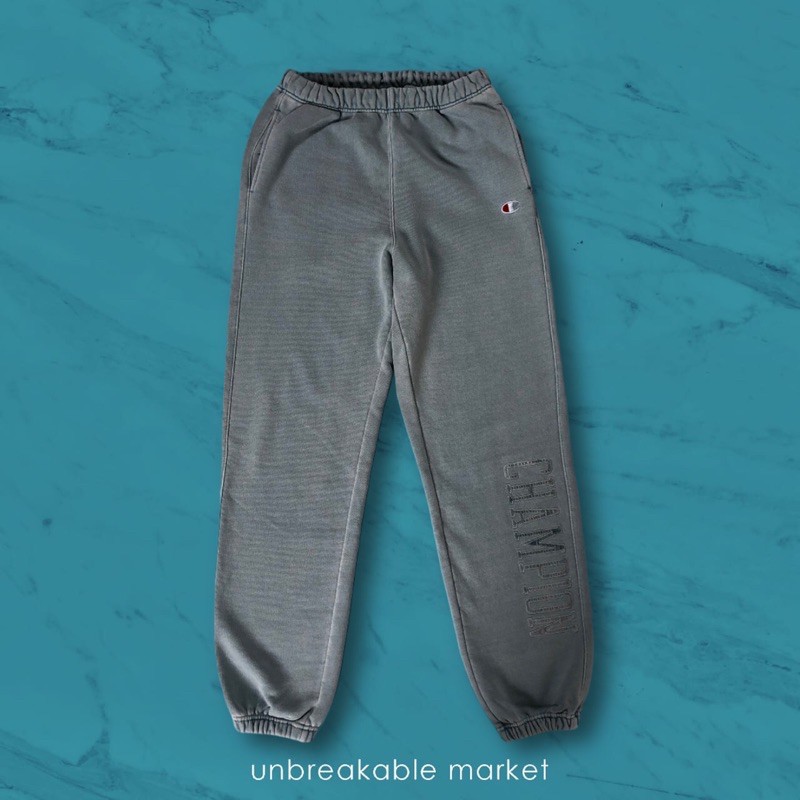 Celana Panjang  Champion Jogger Reverse Weave Capital Steel Blue