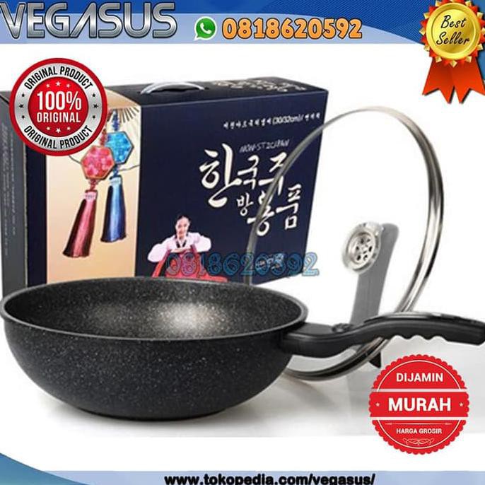 Wok Pan 32 Cm Japan ( Panci Anti Lengket Ukuran Paling Besar 32Cm) - Terbaik 